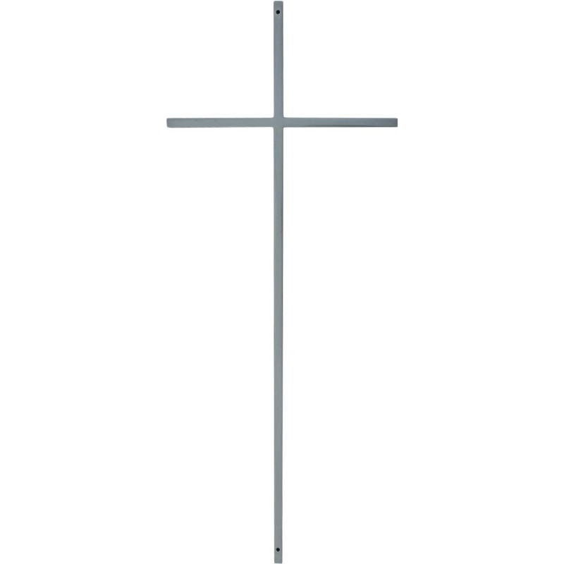 Croix cercueil «fil» acier