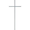 Croix cercueil «fil» acier