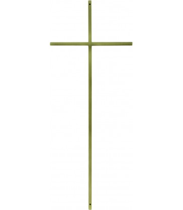 Croix cercueil «fil» acier