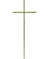 Croix cercueil «fil» en acier