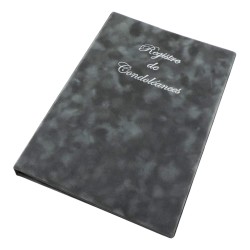 Registre de condoléances à anneaux