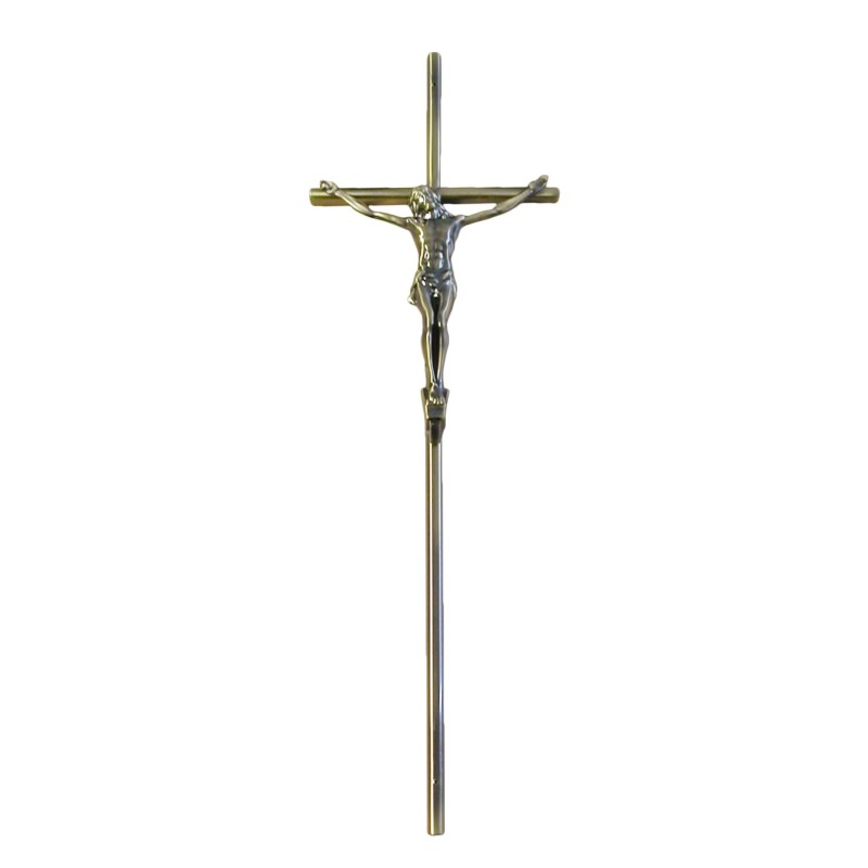 Croix cercueil plastique «fil»