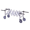 Chariot extensible pour cercueil, roue 200, verrouillable