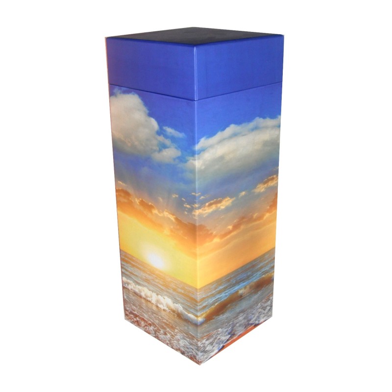 Urne funéraire carrée de dispersion - Océan