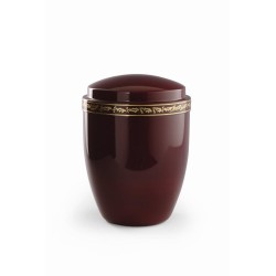 Urne funéraire Acier vernis - avec cendrier double couvercle