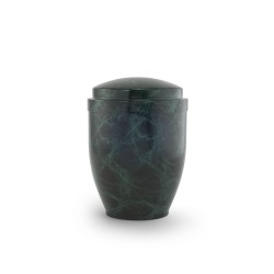 Urne funéraire acier marbré