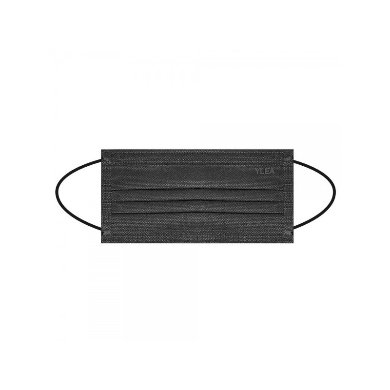 Masques chirurgicaux NOIRS 3 plis type II norme EN14683:2019, par 50