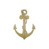 Ancre marine avec corde, en bois