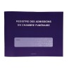 Registre des admissions en chambre funéraire