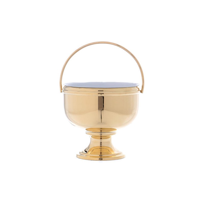 Bénitier en laiton doré