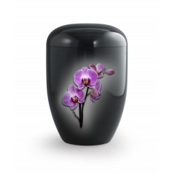 Urne funéraire biodégradable dessin Orchidée