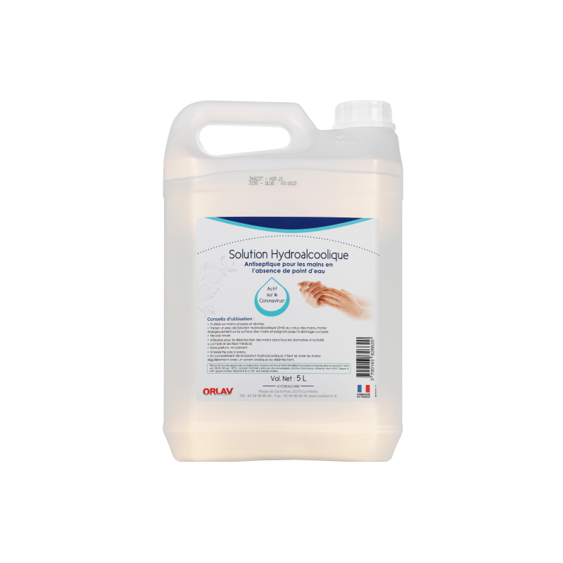 Solution Hydroalcoolique, bidon 5L