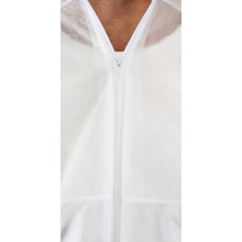 Combinaison de protection jetable blanche catégorie I