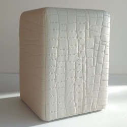 Urne funéraire BRERA en cuir Beige