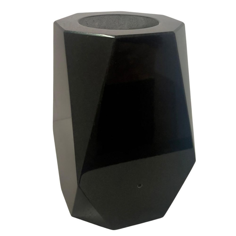 Vase funéraire granit Noir 8 chanfreins