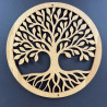 Arbre de vie en bois - Emblème funéraire