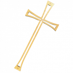 Croix Latina en bois - Emblème funéraire