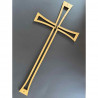 Croix Latina en bois - Emblème funéraire