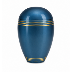 Urne funéraire laquée Vestale Bleu Ciel
